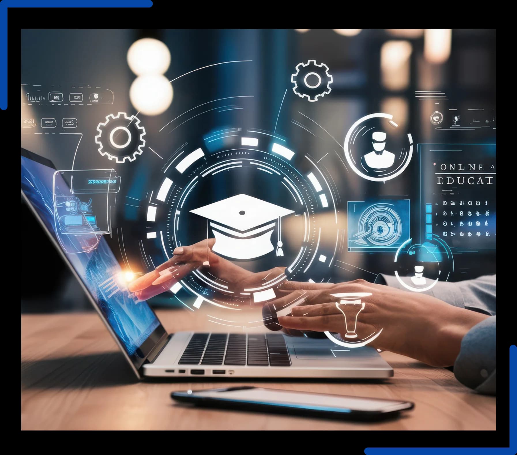 Modern educational software with advanced features for interactive, personalized, and engaging e-learning experiences