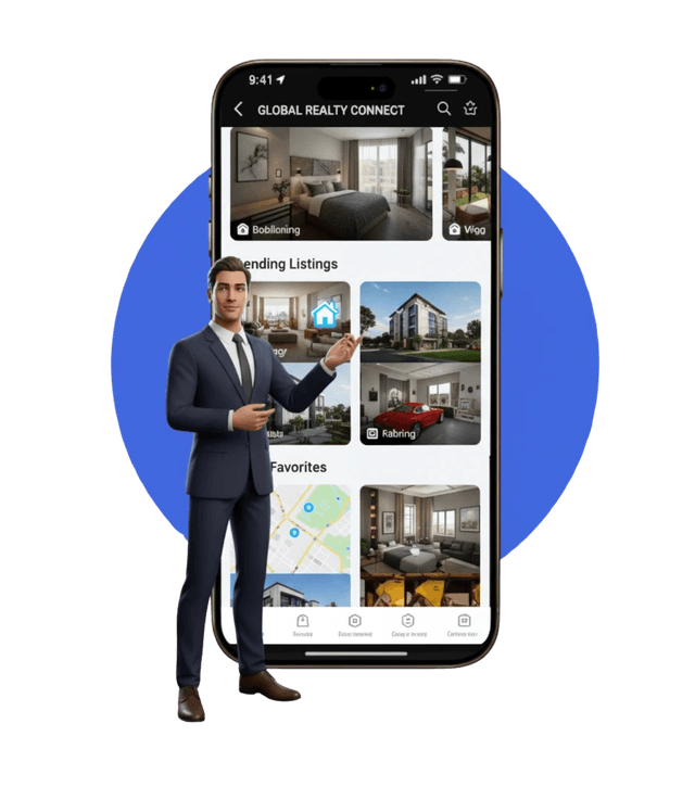 Custom real estate app development transforming property experiences with innovative, user-friendly mobile solutions.