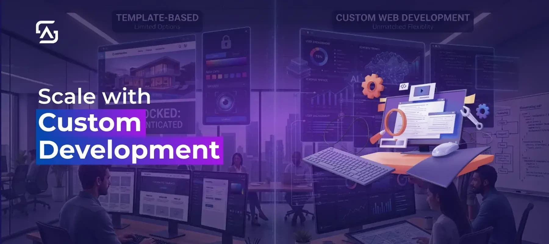 Why Custom Web Development Outperforms Template-Based Solutions for US Enterprises